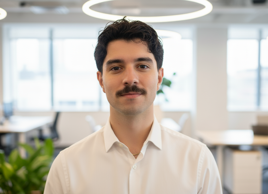 profile of a very handsome Diego Araujo